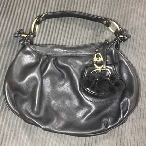 Black leather Juicy Couture bag